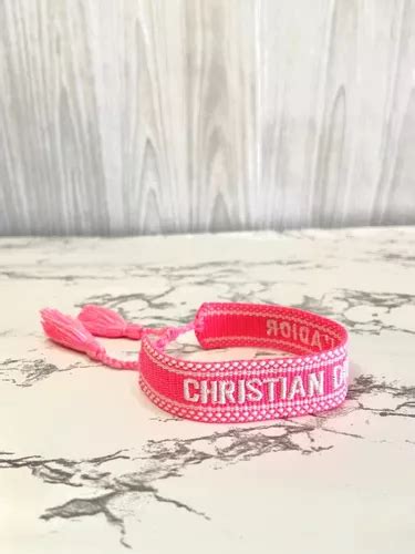 pulseras dior tejidas